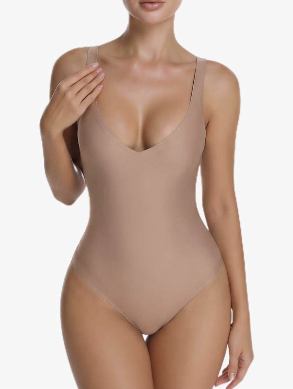 NWOT Atwaist Beige Shapewear Bodysuit - Large